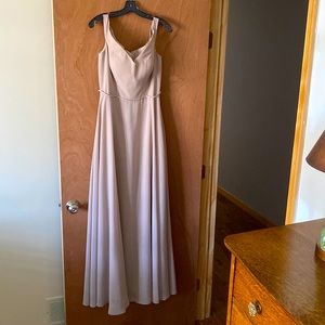 Christina Wu Taupe Dress never worn